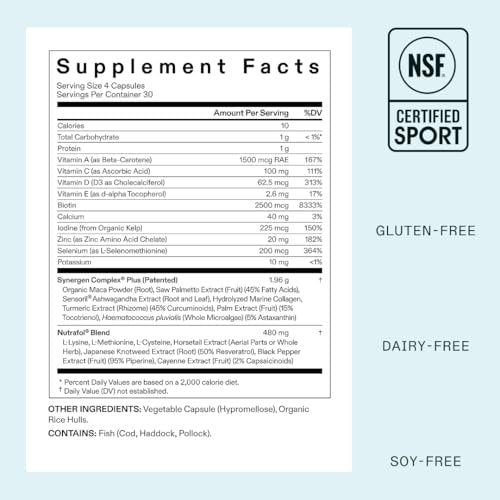 Nutrafol Women's Balance Hair Growth Supplements for Ages 45+ - Dermatologist Recommended, Clinically Proven for Thicker Hair & Scalp Coverage - 2 Month Supply (Pack of 2) Avelisse