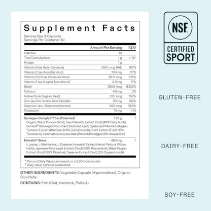 Nutrafol Women's Balance Hair Growth Supplements for Ages 45+ - Dermatologist Recommended, Clinically Proven for Thicker Hair & Scalp Coverage - 2 Month Supply (Pack of 2) Avelisse