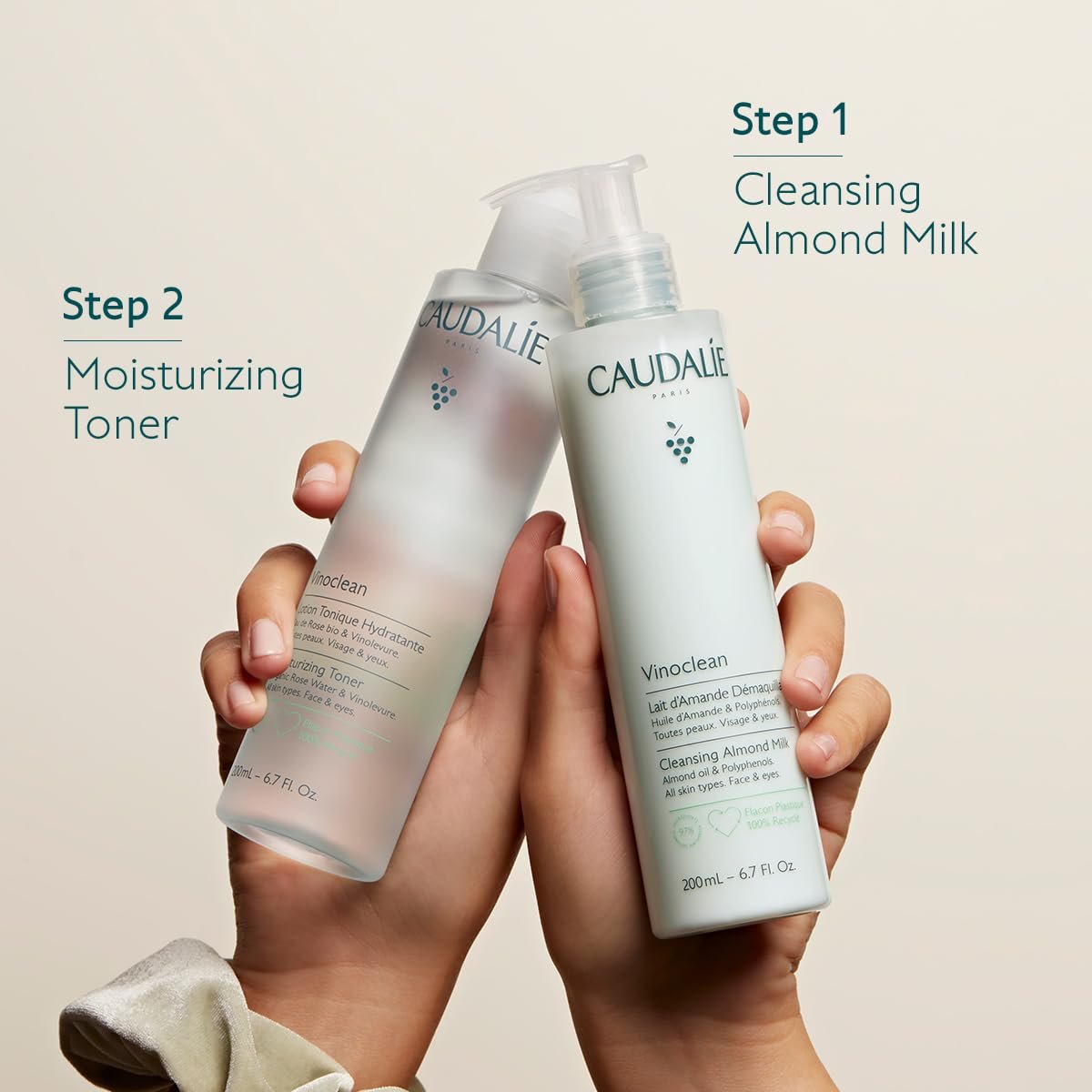 Caudalie Vinoclean Gentle Cleansing Almond Milk - 200 mL | Soothing Face Wash Avelisse
