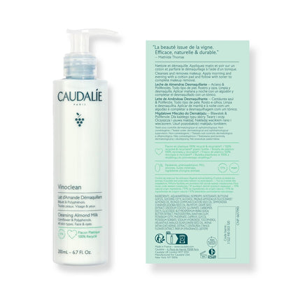 Caudalie Vinoclean Gentle Cleansing Almond Milk - 200 mL | Soothing Face Wash Avelisse
