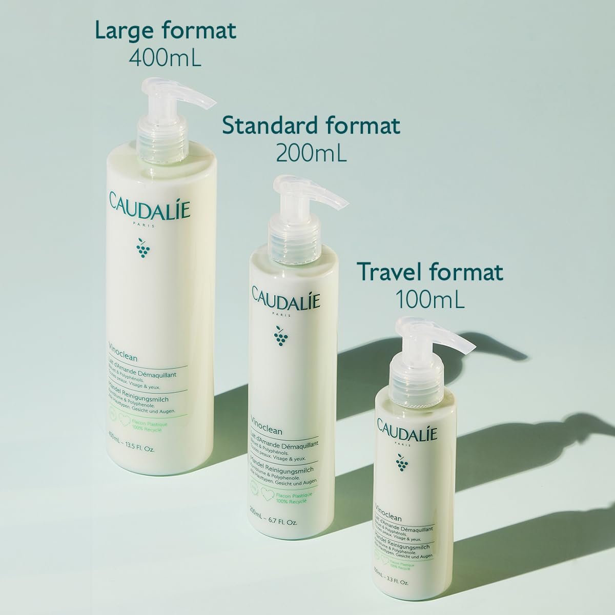 Caudalie Vinoclean Gentle Cleansing Almond Milk - 200 mL | Soothing Face Wash Avelisse