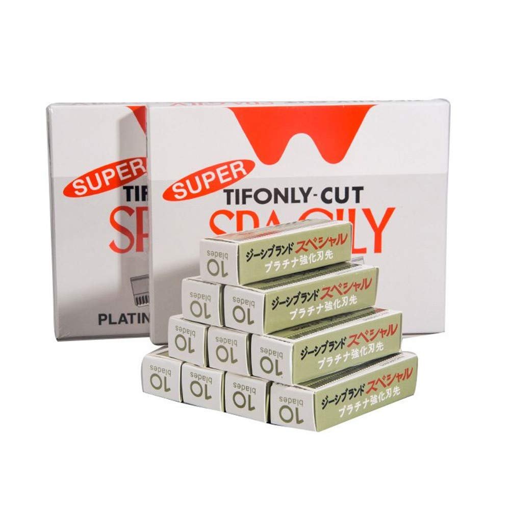 Sansheng 100-Pack Single Edge Safety Razor Blades – Premium Alloy Steel Barber Razors for Men and Women - görsel 7