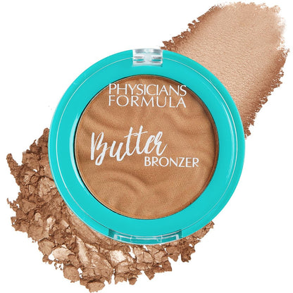 Physicians Formula Mini Murumuru Butter Bronzer - Moisturizing, Nourishing Bronzer for Silky All-Day Luminous Glow, Dermatologist Tested, Hypoallergenic, Vegan & Cruelty-Free - Bronzer Mini Avelisse