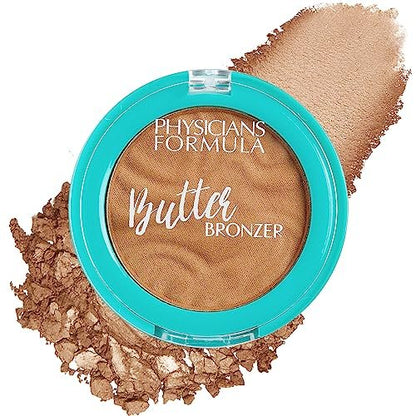 Physicians Formula Mini Murumuru Butter Bronzer - Moisturizing, Nourishing Bronzer for Silky All-Day Luminous Glow, Dermatologist Tested, Hypoallergenic, Vegan & Cruelty-Free - Bronzer Mini Avelisse