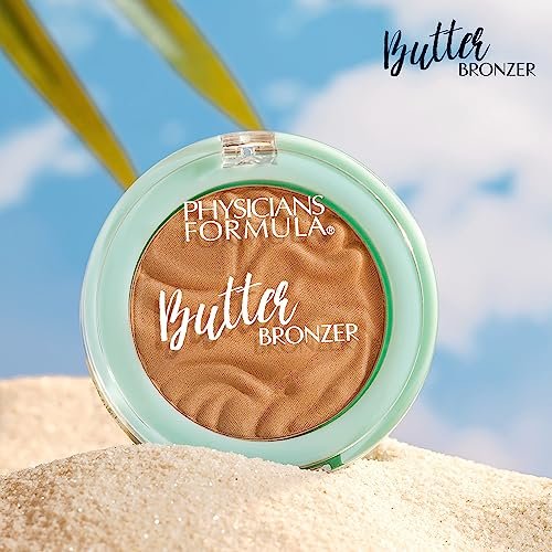 Physicians Formula Mini Murumuru Butter Bronzer - Moisturizing, Nourishing Bronzer for Silky All-Day Luminous Glow, Dermatologist Tested, Hypoallergenic, Vegan & Cruelty-Free - Bronzer Mini Avelisse