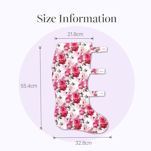 Petitfee Koelf Rose Petal Satin Leg Mask – Cooling & Depuffing Leg Socks for Tired, Puffy Legs - görsel 12