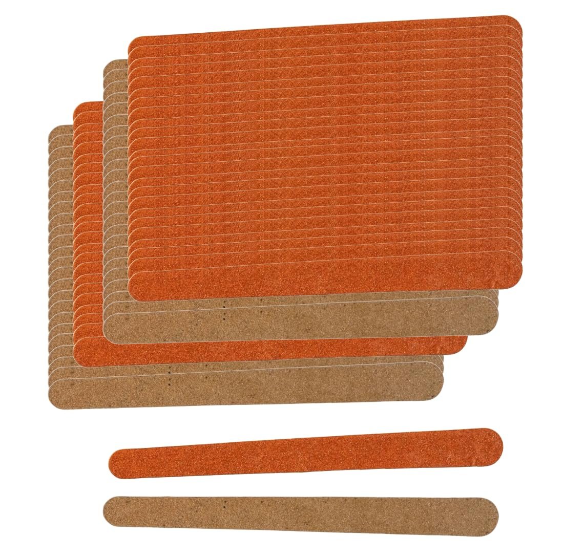 Vakly Emery Boards Nail Files 180 Grit (144 Pack) – Professional Double Sided Nail Files for Manicure & Pedicure, Reusable Nail Buffer for Shaping & Smoothing Fingernails & Toenails - görsel 1