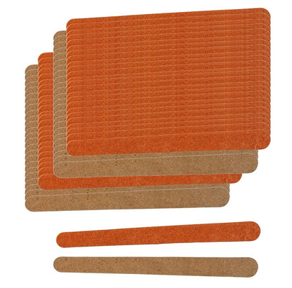 Vakly Emery Boards Nail Files 180 Grit (144 Pack) – Professional Double Sided Nail Files for Manicure & Pedicure, Reusable Nail Buffer for Shaping & Smoothing Fingernails & Toenails