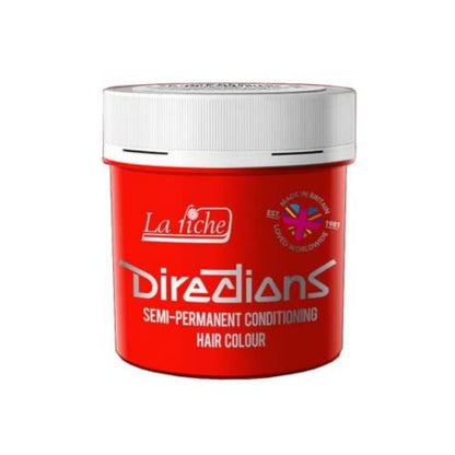 La Riche Directions Semi-Permanent Hair Color 88ml – Neon Red (Pack of 6)