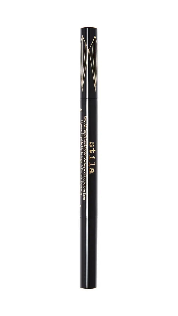 stila Stay All Day Dual-Ended Waterproof Liquid Eye Liner – Intense Black, 0.033 fl. oz Avelisse