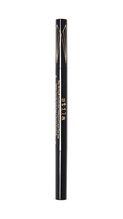 stila Stay All Day Dual-Ended Waterproof Liquid Eye Liner – Intense Black, 0.033 fl. oz Avelisse