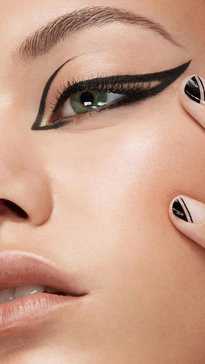 stila Stay All Day Dual-Ended Waterproof Liquid Eye Liner – Intense Black, 0.033 fl. oz Avelisse