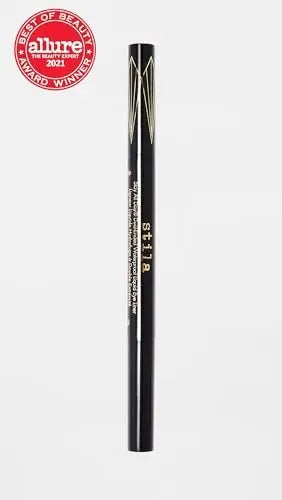 stila Stay All Day Dual-Ended Waterproof Liquid Eye Liner – Intense Black, 0.033 fl. oz Avelisse