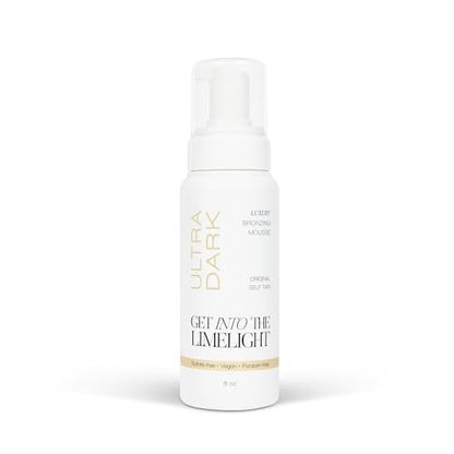 Get Into The Limelight Original Ultra Dark Self Tanner - Sunless Tanning Mousse, 8 oz Avelisse