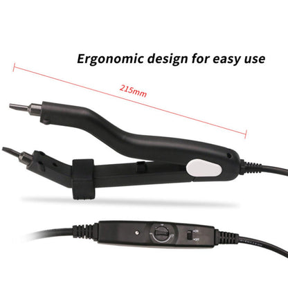 Fiunkes Heat Hair Connector - Adjustable Temperature Fusion Hair Extension Iron for Keratin Bonding Avelisse