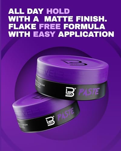 L3 Level 3 Paste - Long-Lasting Hold Hair Styling Paste for Men, Improves Strength & Volume, 150 ML - görsel 9