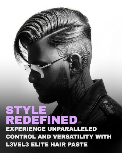 L3 Level 3 Paste - Long-Lasting Hold Hair Styling Paste for Men, Improves Strength & Volume, 150 ML - görsel 5