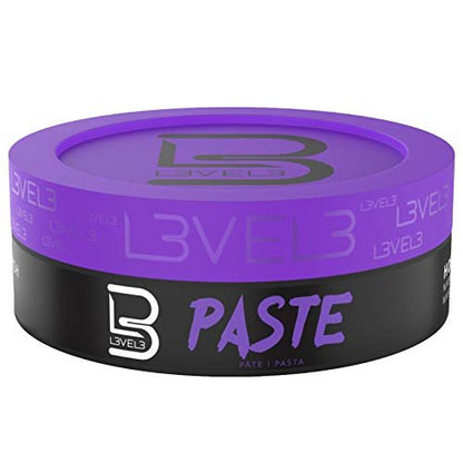L3 Level 3 Paste - Long-Lasting Hold Hair Styling Paste for Men, Improves Strength & Volume, 150 ML
