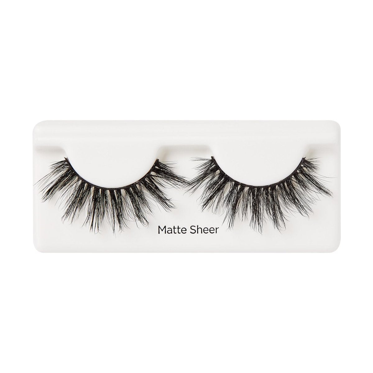 KISS Matte Black False Eyelashes - Matte Sheer, 16mm, Reusable Lash Clusters - görsel 13