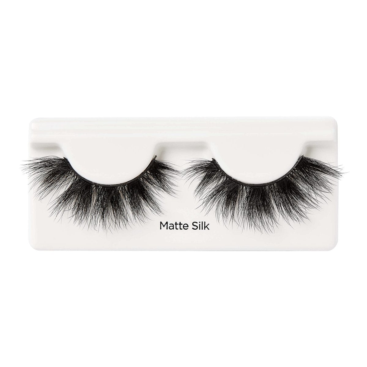 KISS Lash Couture Matte Black Faux Mink False Eyelashes - 14mm 3D Volume, Soft Matte Finish - Style 'Matte Silk' - 1 Pair - görsel 7