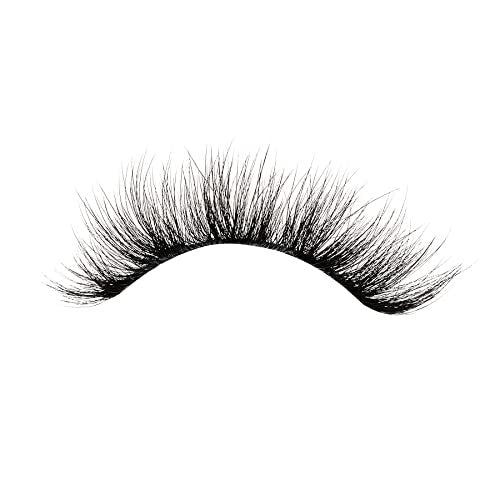 KISS Lash Couture Matte Black Faux Mink False Eyelashes - 14mm 3D Volume, Soft Matte Finish - Style 'Matte Silk' - 1 Pair - görsel 10