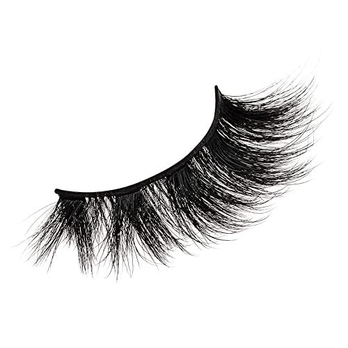 KISS Lash Couture Matte Black Faux Mink False Eyelashes - 14mm 3D Volume, Soft Matte Finish - Style 'Matte Silk' - 1 Pair - görsel 12