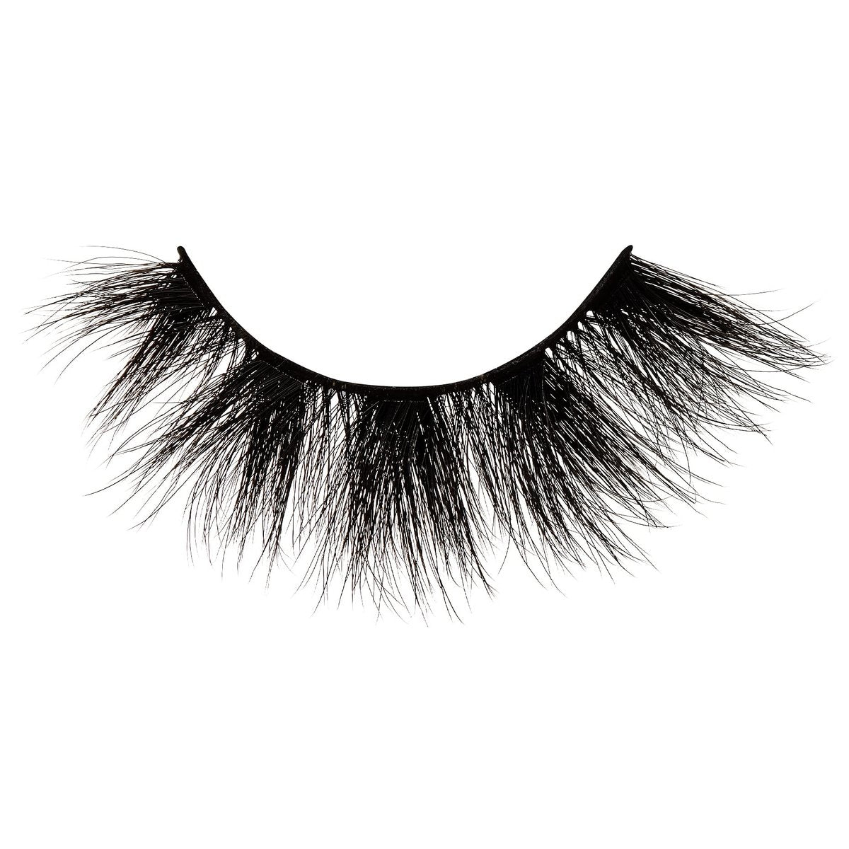 KISS Lash Couture Matte Black Faux Mink False Eyelashes - 14mm 3D Volume, Soft Matte Finish - Style 'Matte Silk' - 1 Pair - görsel 13