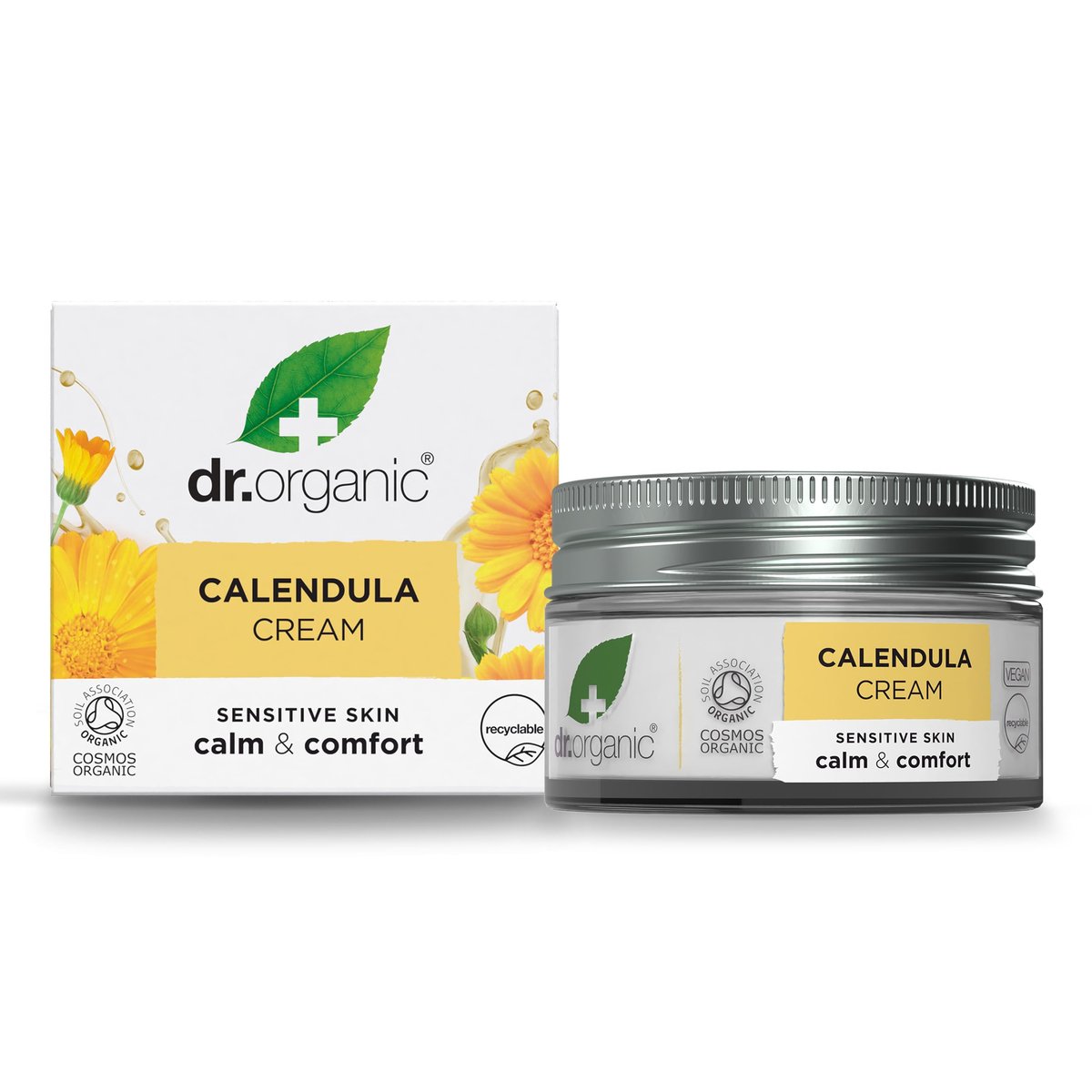 Dr Organic Calendula Face Cream 50ml – Nourishing Moisturizer for Sensitive Skin - görsel 1