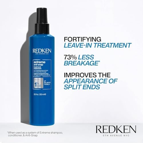 Redken Extreme Anti-Snap Anti-Breakage Leave-In Treatment for Distressed Hair, 8.5 oz - görsel 4