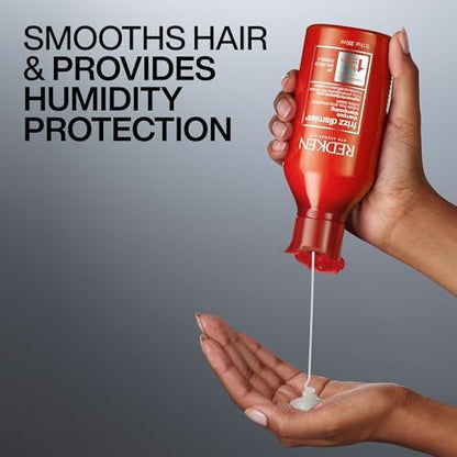Redken Frizz Dismiss Shampoo - Sulfate Free Anti-Frizz Shampoo for Smooth, Shiny Hair with Humidity Protection