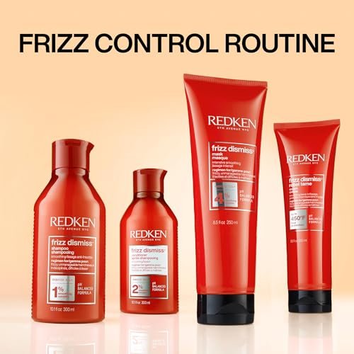 Redken Frizz Dismiss Shampoo - Sulfate Free Anti-Frizz Shampoo for Smooth, Shiny Hair with Humidity Protection - görsel 14