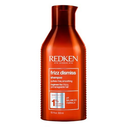Redken Frizz Dismiss Shampoo - Sulfate Free Anti-Frizz Shampoo for Smooth, Shiny Hair with Humidity Protection