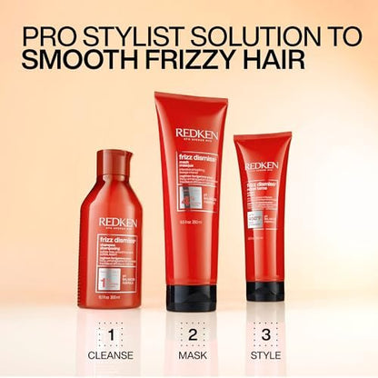 Redken Frizz Dismiss Mask - Intense Smoothing Treatment for Unruly Hair, Ultra Hydrating Hair Mask, 8.5 oz Avelisse
