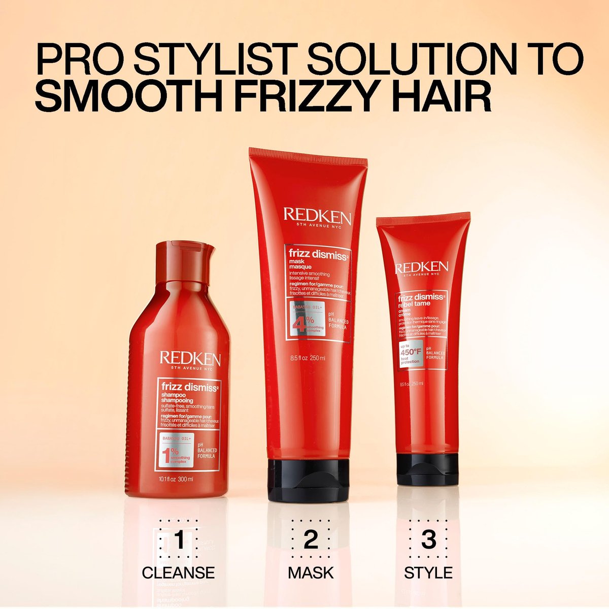 Redken Frizz Dismiss Mask - Intense Smoothing Treatment for Unruly Hair, Ultra Hydrating Hair Mask, 8.5 oz Avelisse