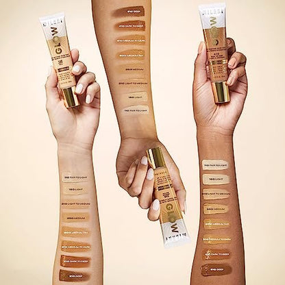 Milani Glow Hydrating Skin Tint - 410 Dark to Deep - Lightweight Foundation for Radiant Skin Avelisse