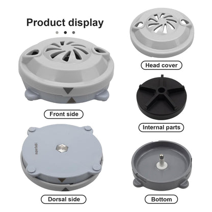 Universal Pipeless Magnetic Jet Head Motor for Pedicure Spa Chair - Replacement Part for LURACO Magnetic Jet with Propeller and Cap Avelisse