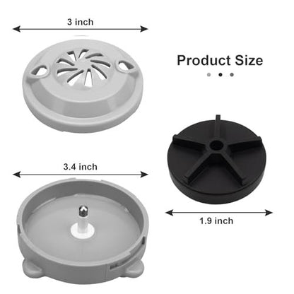 Universal Pipeless Magnetic Jet Head Motor for Pedicure Spa Chair - Replacement Part for LURACO Magnetic Jet with Propeller and Cap Avelisse
