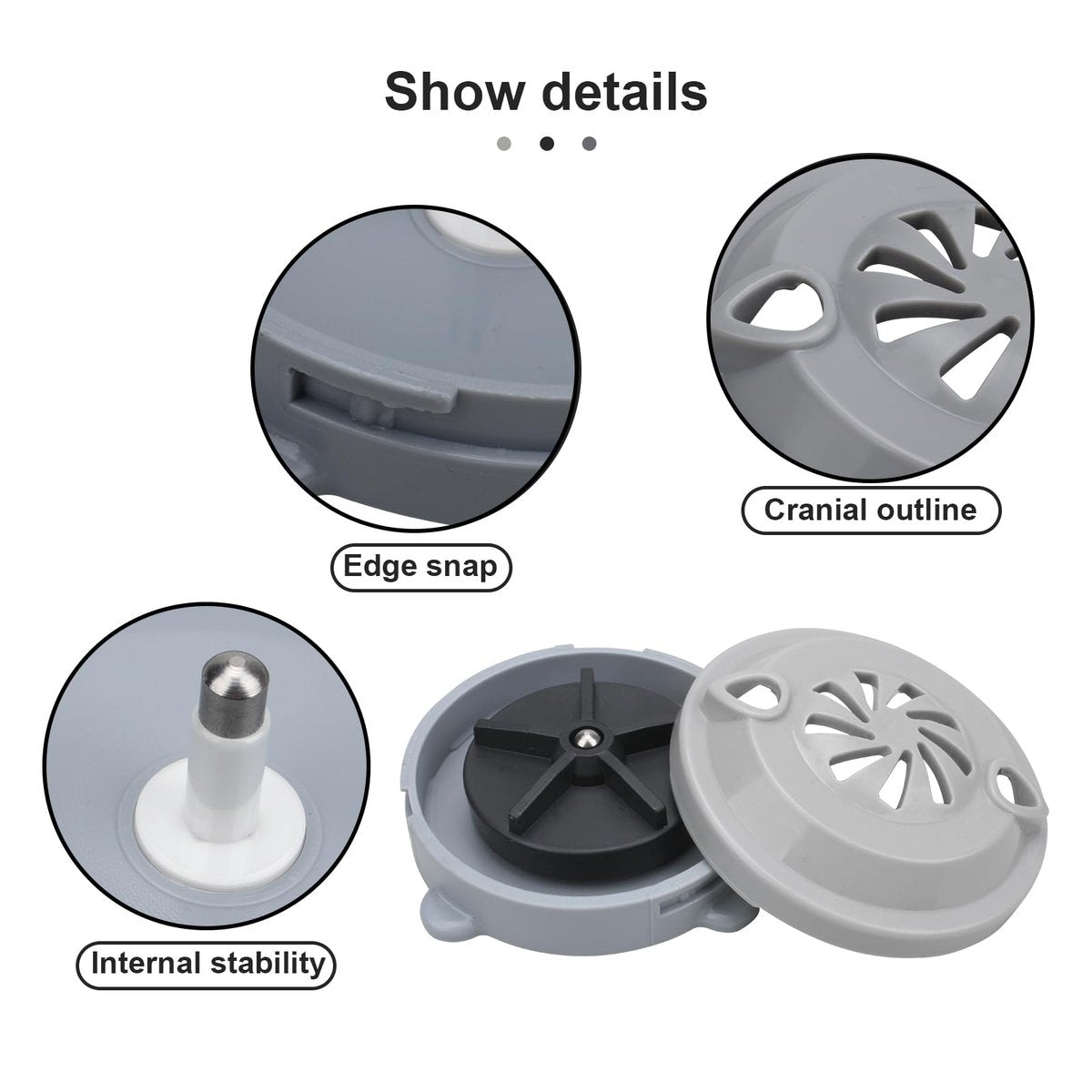 Universal Pipeless Magnetic Jet Head Motor for Pedicure Spa Chair - Replacement Part for LURACO Magnetic Jet with Propeller and Cap Avelisse