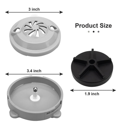Universal Pipeless Magnetic Jet Head Motor for Pedicure Spa Chair - Replacement Part for LURACO Magnetic Jet with Propeller and Cap Avelisse