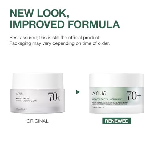 ANUA Soothing Cream with 70% Heartleaf – Hydrating Face Moisturizer for Sensitive Skin Avelisse