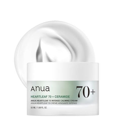 ANUA Soothing Cream with 70% Heartleaf – Hydrating Face Moisturizer for Sensitive Skin Avelisse