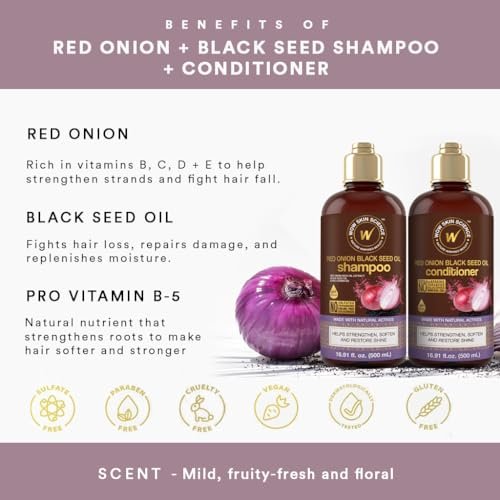 WOW Skin Science Moroccan Argan Oil Shampoo & Conditioner Duo - 33.8 Fl Oz Total, Sulfate-Free, Paraben-Free, Nourishing Hair Care Set - görsel 3
