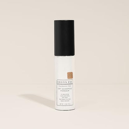 Kristin Ess Hair Dry Shampoo Non-Aerosol Powder - Fragrance Free, Mattifying, Style Extending, Vegan, 1.3 oz