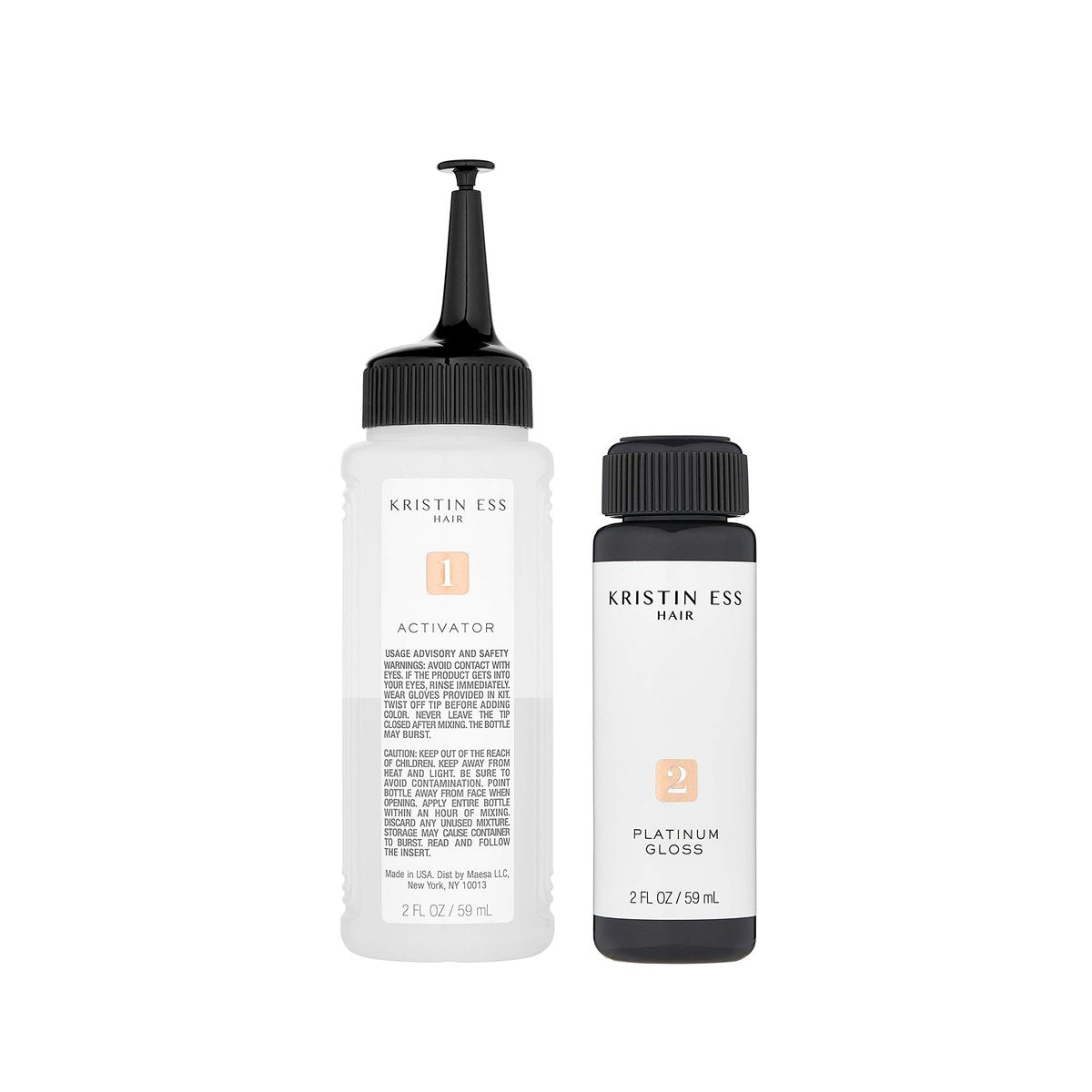 Kristin Ess The One Signature Hair Gloss - Platinum: Icy Translucent Ash | 4 Fl Oz Avelisse