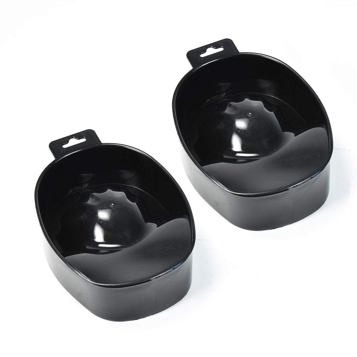 Oarkive 2-Pack Manicure Bowl Set - Acetone Soak Off Bowls for Nail Soaking, Dip Powder Removal, and Nail Art - 6.2x4.5x1.7 Inch Avelisse
