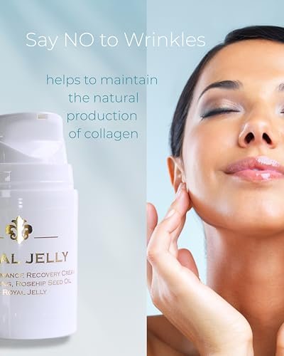 Fleur De Lis Naturals Face Cream Anti Aging Royal Jelly - Natural & Organic Face Moisturizer for Dry Skin, Anti Wrinkle Cream for Women & Men – 1.7 oz Avelisse