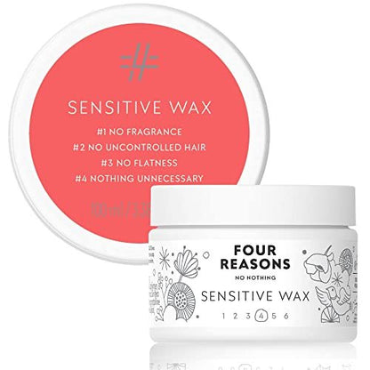 No nothing Styling Wax – Fragrance Free Matte Hair Wax for Men & Women – Unscented Strong Hold Hair Paste for Sensitive Scalp – Easy At Home Styling – 3.4 oz Avelisse