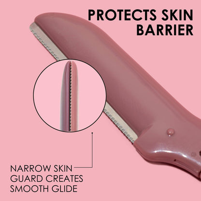 JAPONESQUE Complexion Perfection Dermaplaner Razor Set (3 Count) – Professional Dermaplaning Tool for Smooth, Radiant Skin