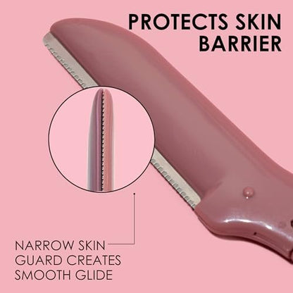 JAPONESQUE Complexion Perfection Dermaplaner Razor Set (3 Count) – Professional Dermaplaning Tool for Smooth, Radiant Skin