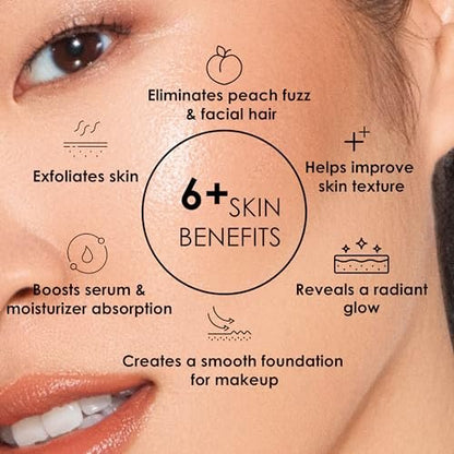 JAPONESQUE Precision Dermaplaner Facial Razors – 2pk 6 Piece Set, Eyebrow and Facial Hair Single Blade Razors for Women and Men, Pink, 3 Pack Avelisse